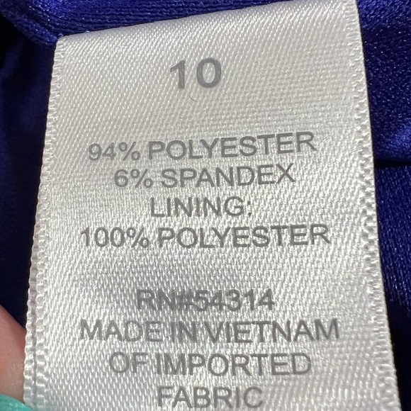 Bisou Bisou Michele Bohnot Ruched Dress Size 10 - Picture 7 of 13